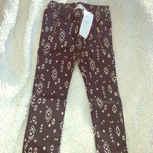 🎀👖 Girl’s black printed pants 👖🎀